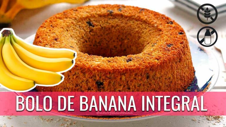 Bolo de Banana Integral